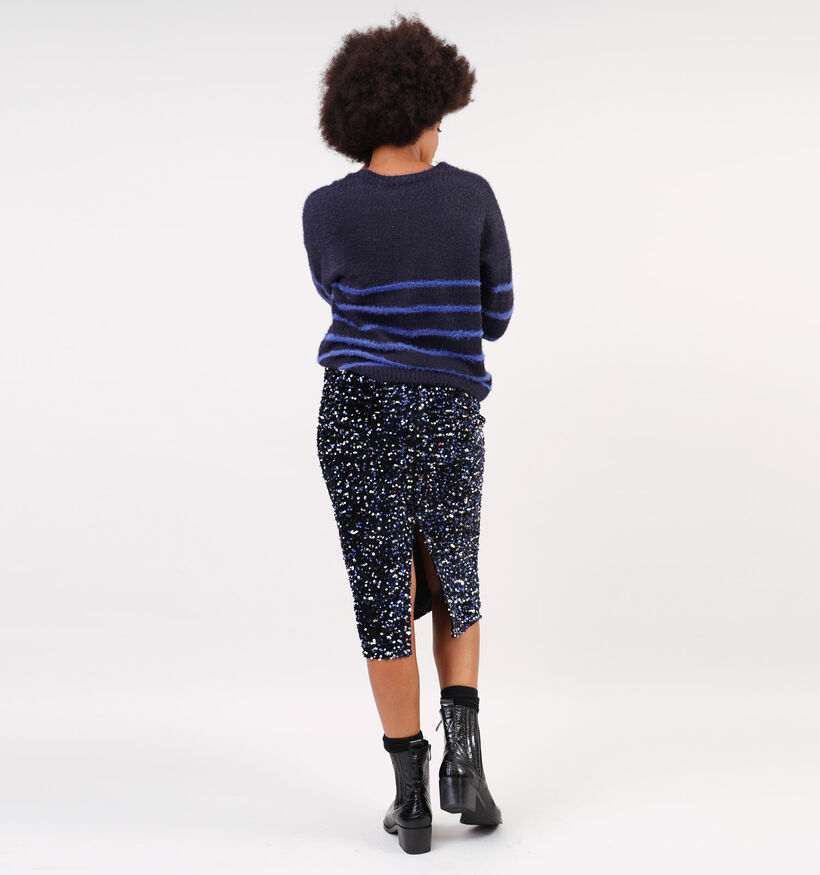 Pieces Jana Cardigan rayé en Bleu pour femmes (344974)