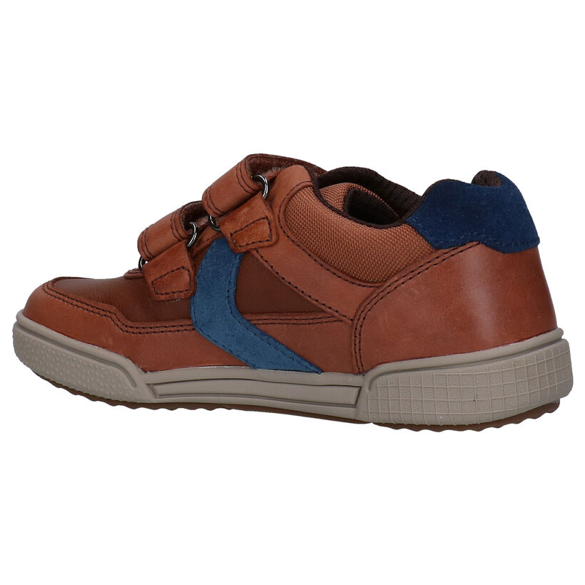 Geox Cognac Klittenbandschoenen en cuir (278297)