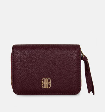 Laurent David Portemonnees Zwart/Bruin/Blauw/Bordeaux