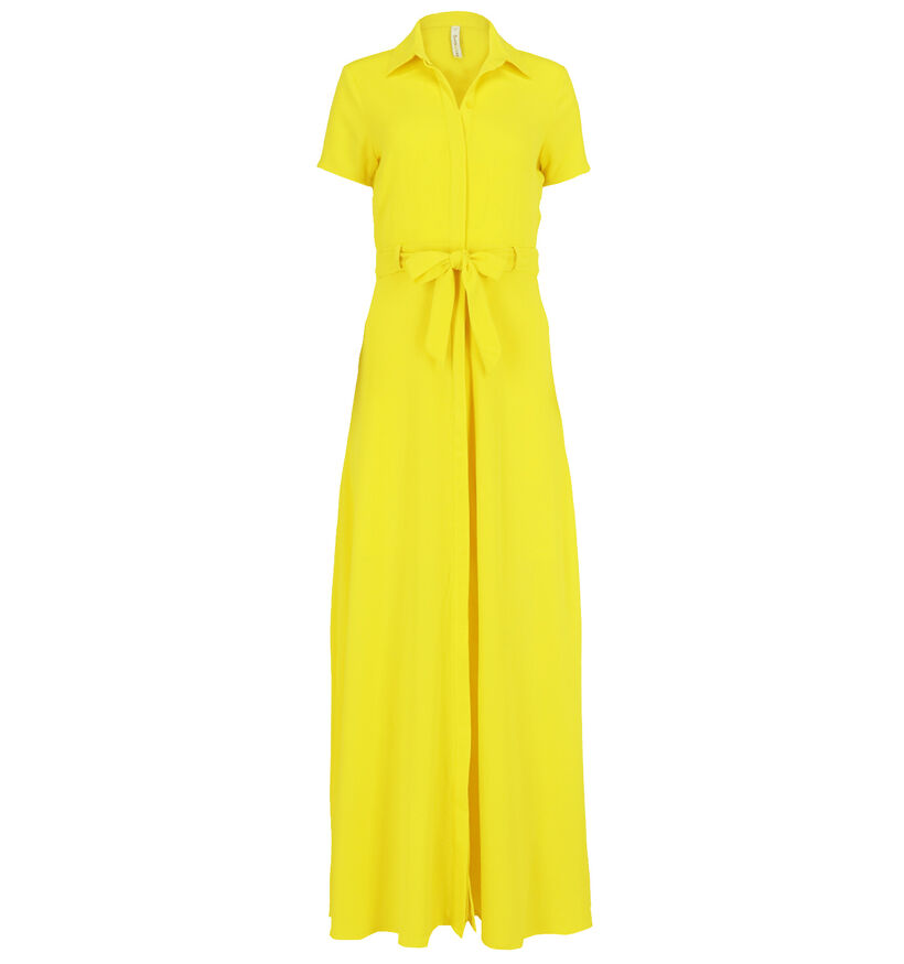 Miracles Robe Longue en Jaune (278032)