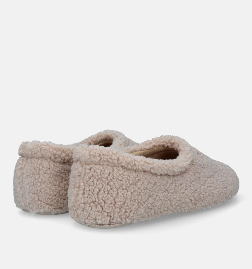 Scapa Beige Teddy Pantoffels voor dames (332654)