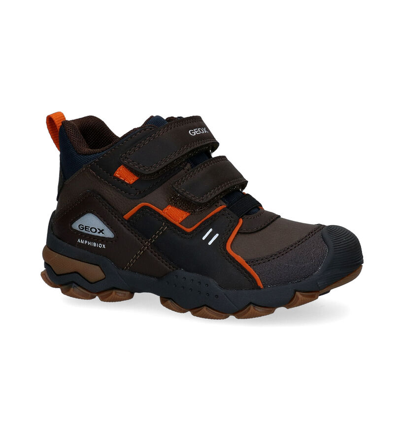 Geox Amphibiox Bruine Bottines in kunstleer (295099)