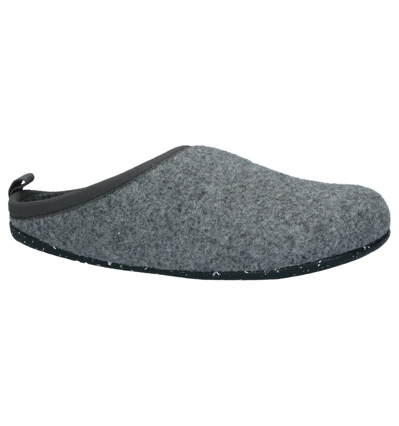 Camper Pantoufles ouvertes en Gris clair en laine (226171)