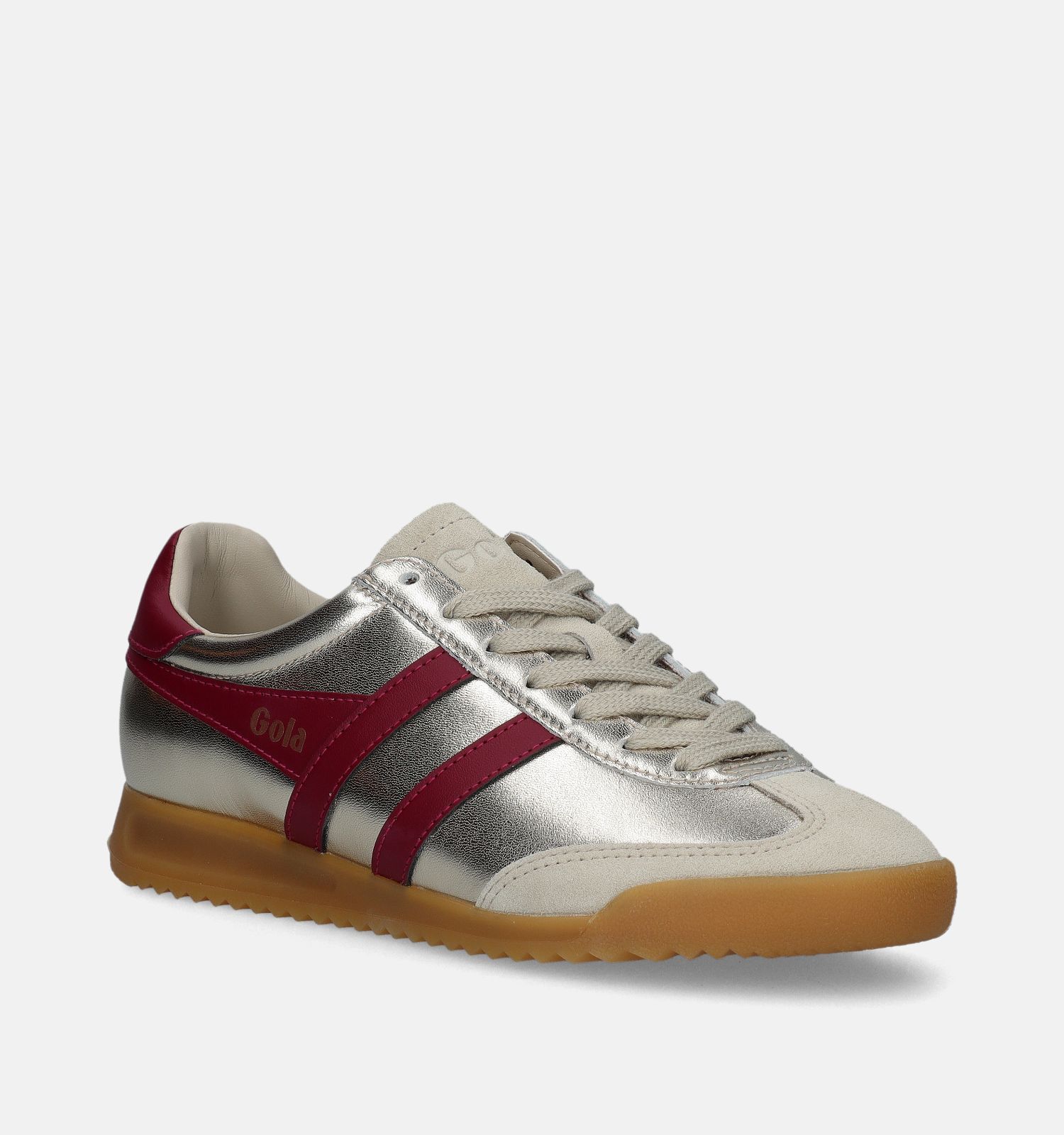 Gola Torpedo Glimmer CLB472 Gouden Sneakers Dames Sneakers Online op TORFS.BE