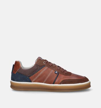 Veterschoenen cognac
