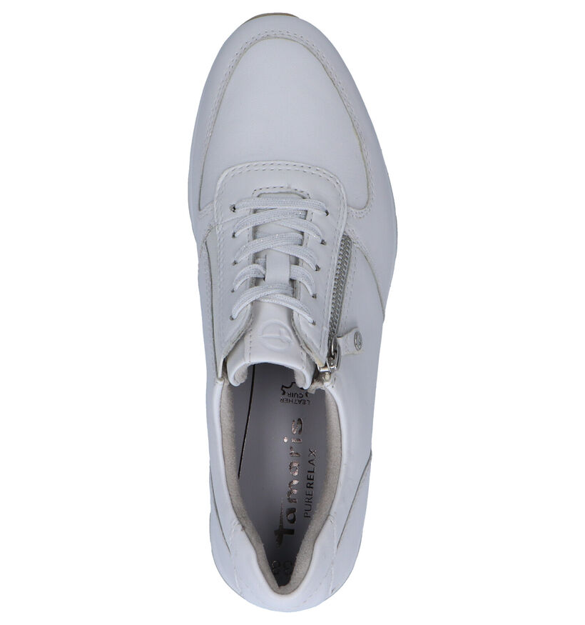 Tamaris Pure Relax Chaussures à Lacets en Blanc en cuir (270220)