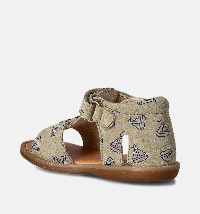 Naturino Quarzo Sandales en Vert Khaki pour filles, garçons (356480)