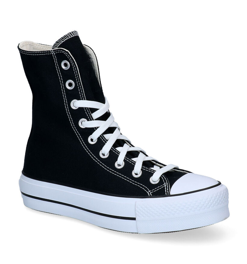 Converse CT All Star Lift Zwarte Sneakers in stof (293699)
