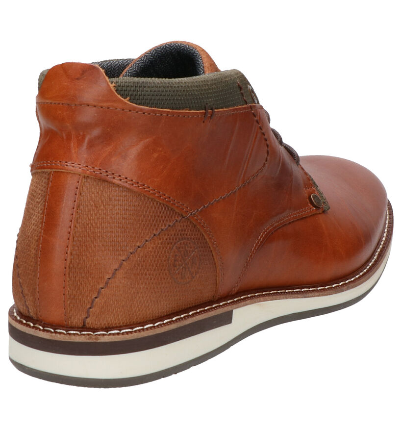 Bullboxer Cognac Boots in leer (260612)