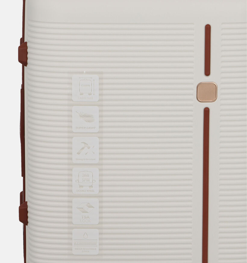 Origin Ecru/Cognac Reiskoffer Handbagage voor dames (376178)