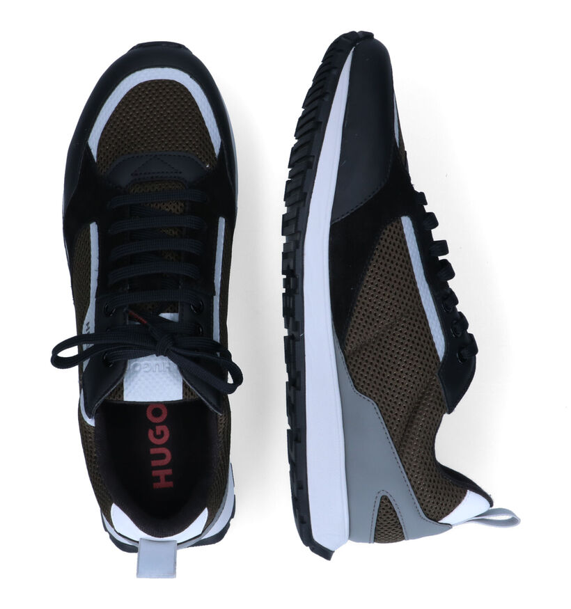 Hugo Icelin Runn Zwarte Sneakers voor heren (303298) - geschikt voor steunzolen