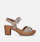 Gabor Best Fitting Beige Sandalen Met Blokhak voor dames (339338)