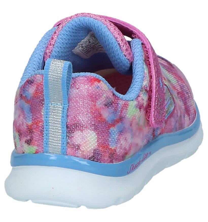 Roze Sportschoenen Skechers in stof (214979)