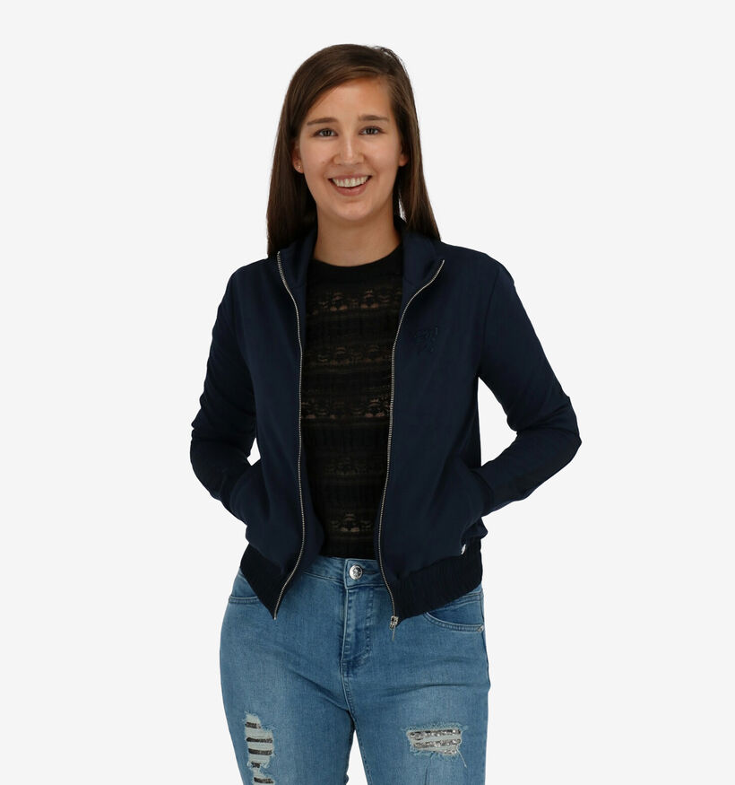 Maison Espin Blauwe Sweatvest (277946)