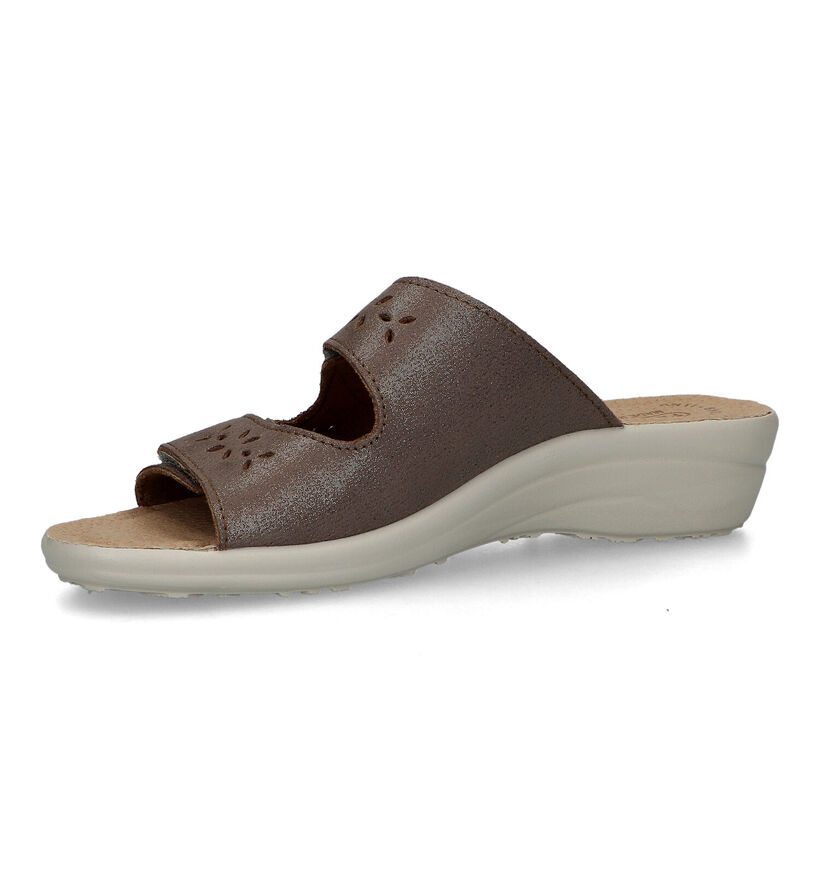 Fly Flot Taupe Slippers voor dames (324539)