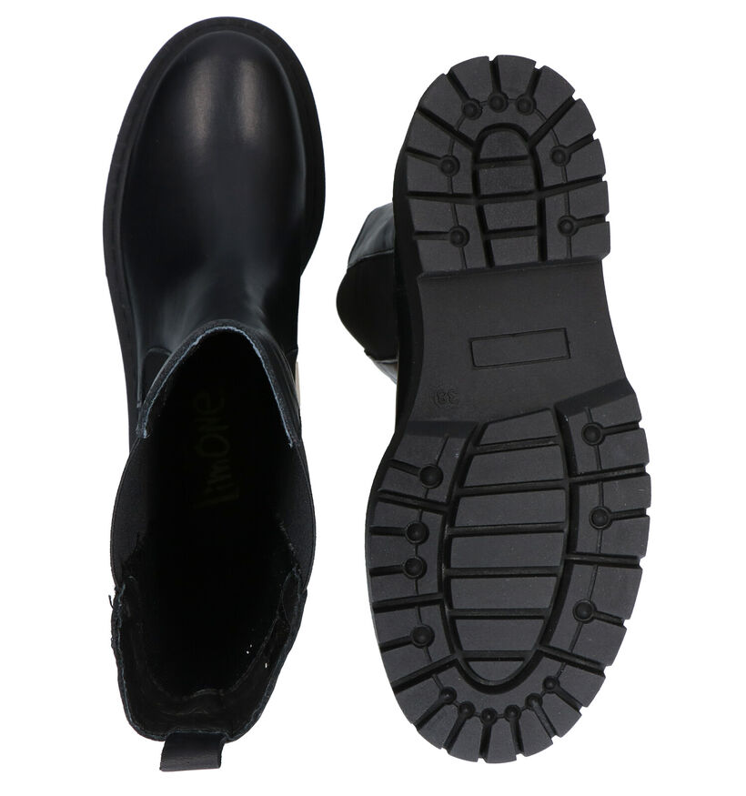 Via Limone Bottes courtes en Noir en cuir (290442)
