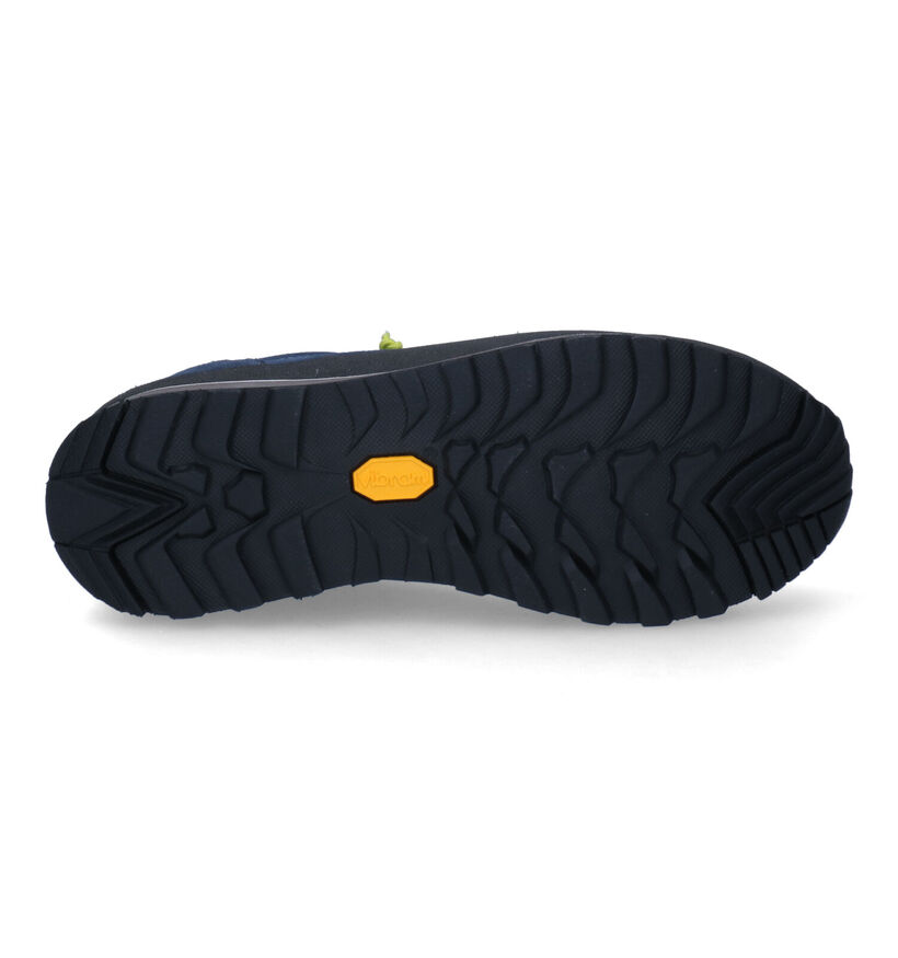 Lomer Bio Naturale Blauwe Wandelschoenen in daim (300068)