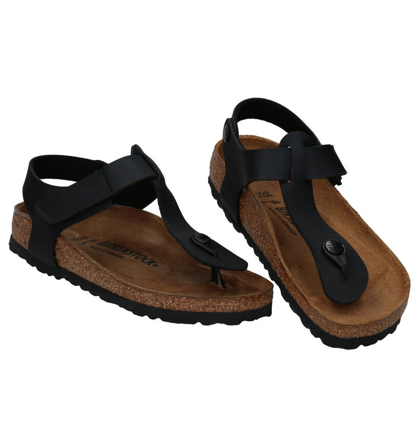 Birkenstock Kairo Zwarte Sandalen in kunstleer (306471)