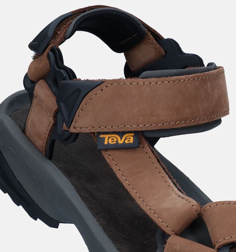 Teva Terra FI Lite Leather Sandales de marche en Cognac pour hommes (354634)