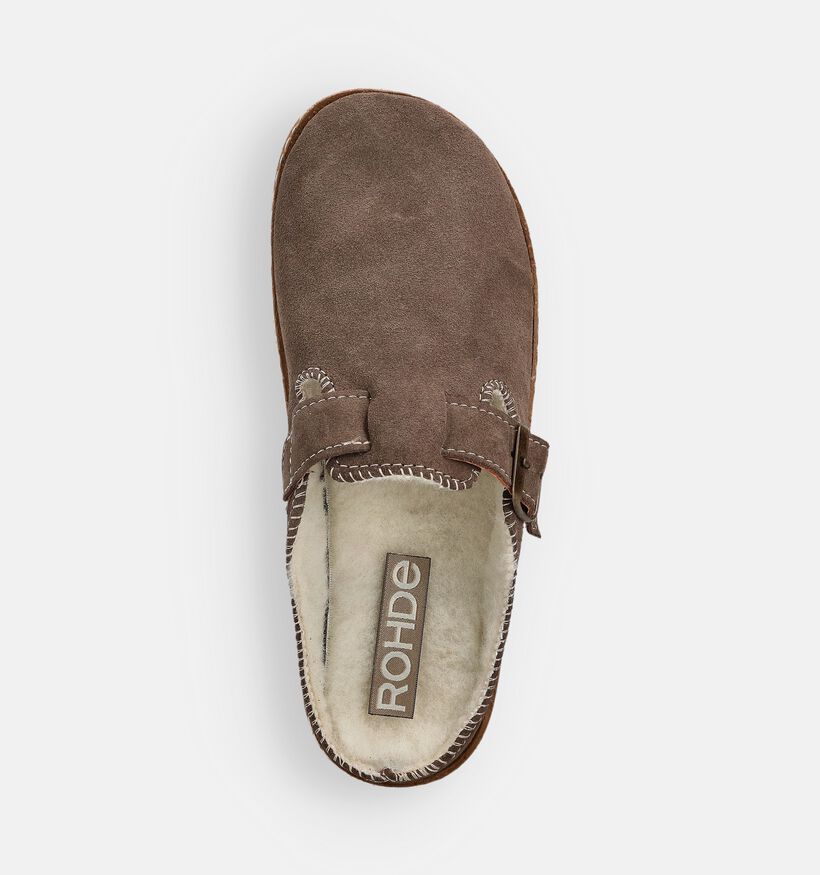 Rohde Bruine Pantoffels voor Steunzolen voor dames (364832) - geschikt voor steunzolen