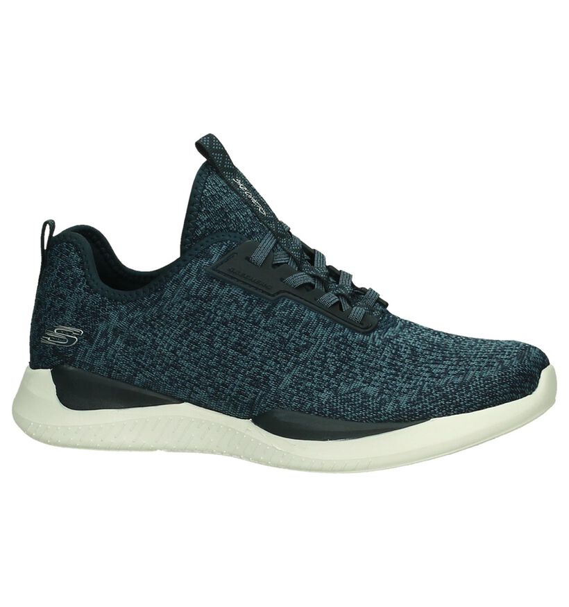 Blauwe Sneakers Skechers Air Cooled in stof (202871)