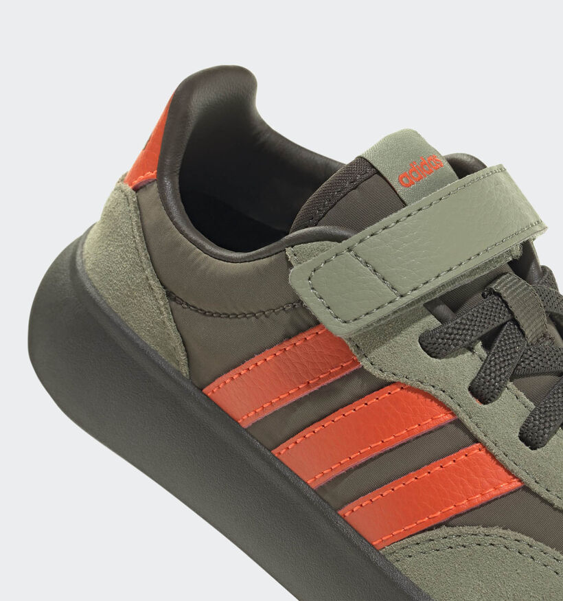 adidas Barreda Decode Kakigroene Sneakers voor jongens (365366) - geschikt voor steunzolen