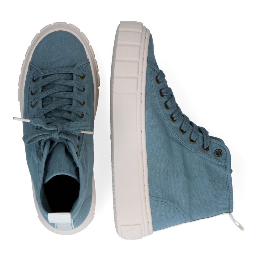 Victoria Baskets montantes en Taupe pour femmes (305333)
