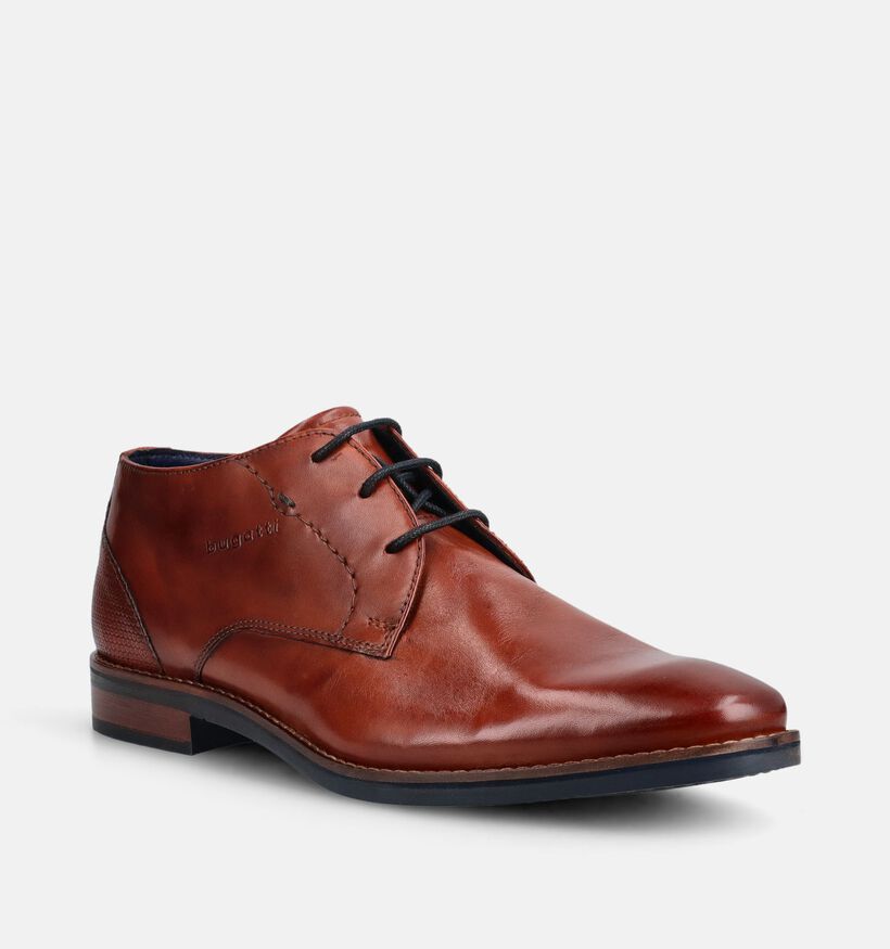 Bugatti Chaussures classiques en Cognac pour hommes (375980)