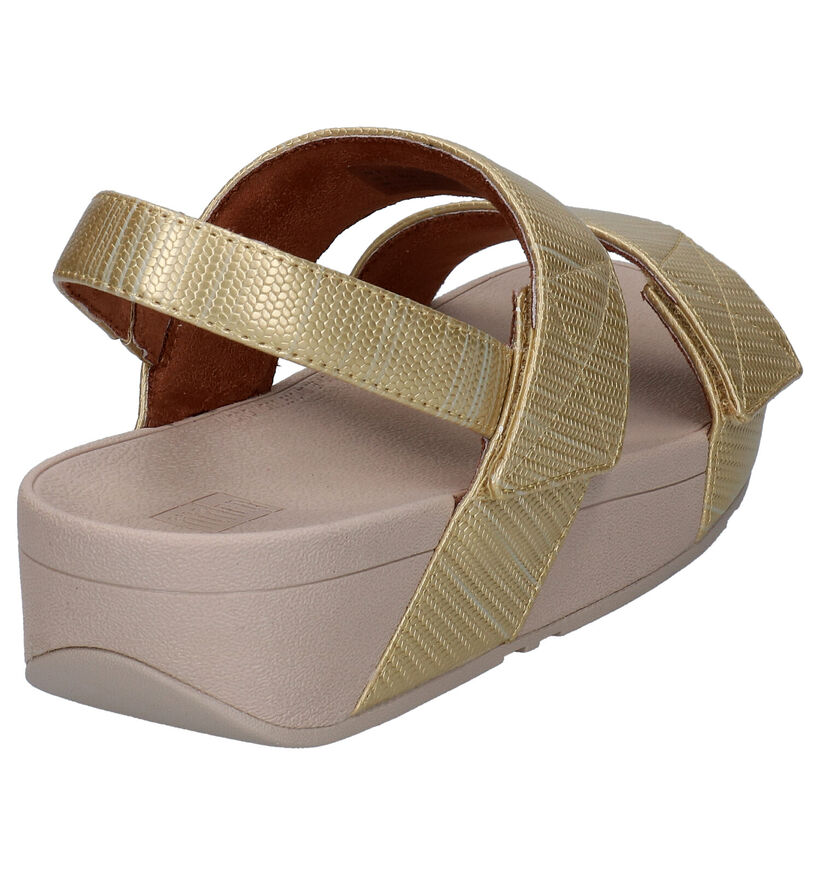 FitFlop Mina Gouden Sandalen in kunstleer (286714)