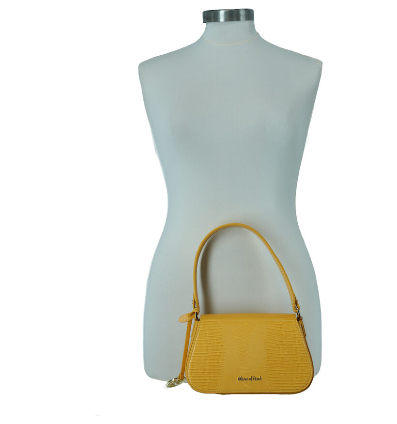 Kisses of Pearl Michelle Sac Bandoulière en Jaune en simili cuir (273748)