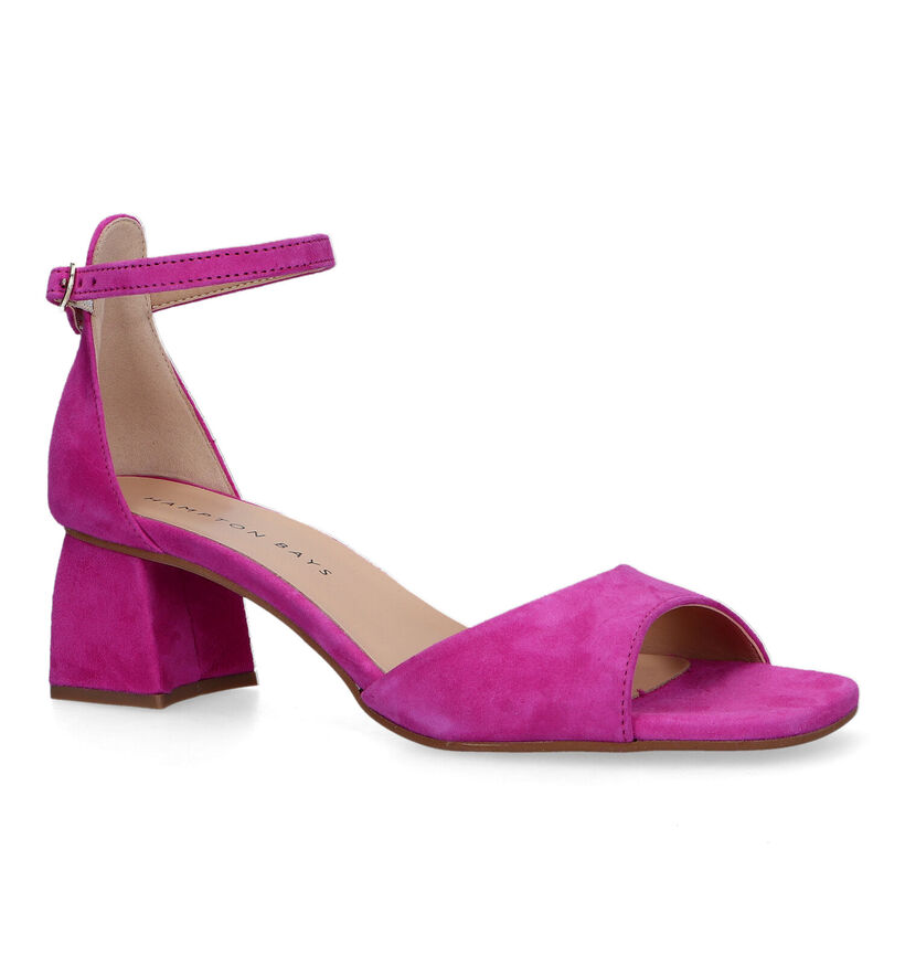 Hampton Bays Sandales avec talon fermé en Fuchsia pour femmes (324187)