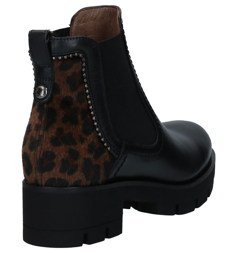 NeroGiardini Bottines à talons en Noir en cuir (283181)