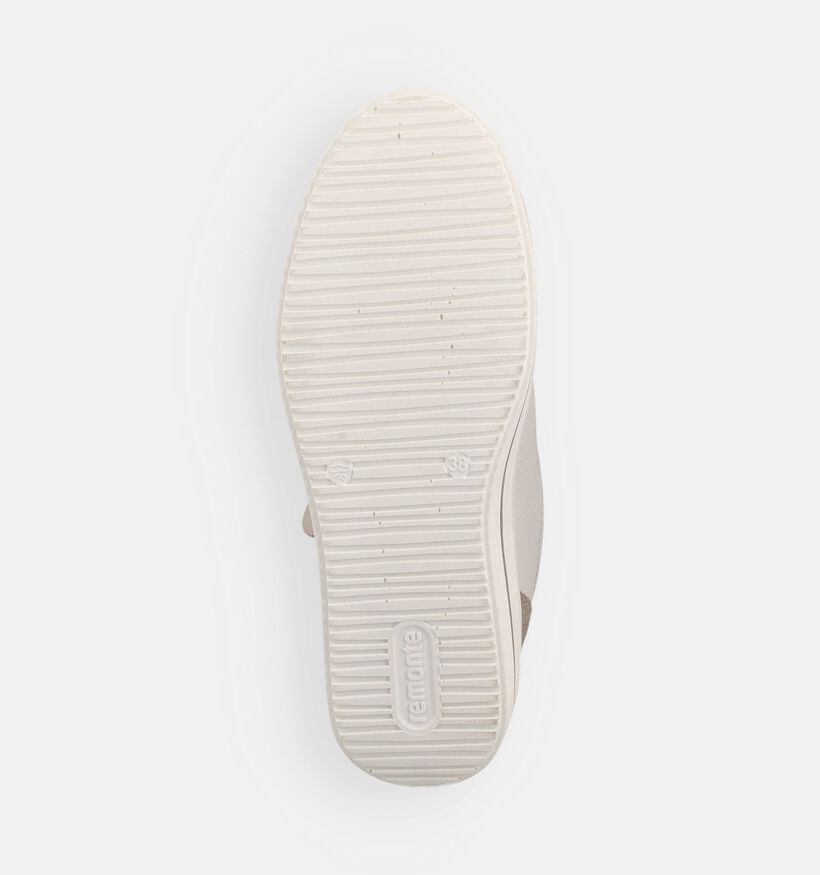 Remonte Chaussures confort en Ecru pour femmes (367740) - pour semelles orthop&eacute;diques