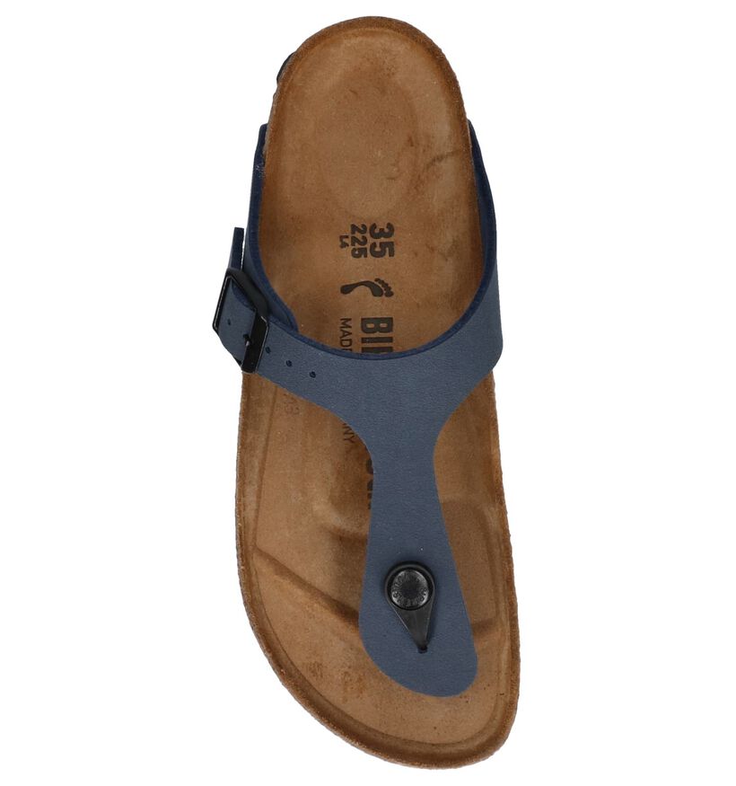 Birkenstock Gizeh Zwarte Teenslippers voor jongens (338075)