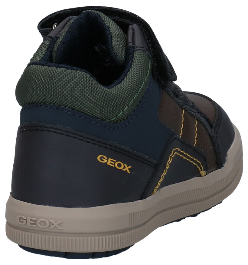 Geox Arzach Zwarte Sneakers in kunstleer (295084)
