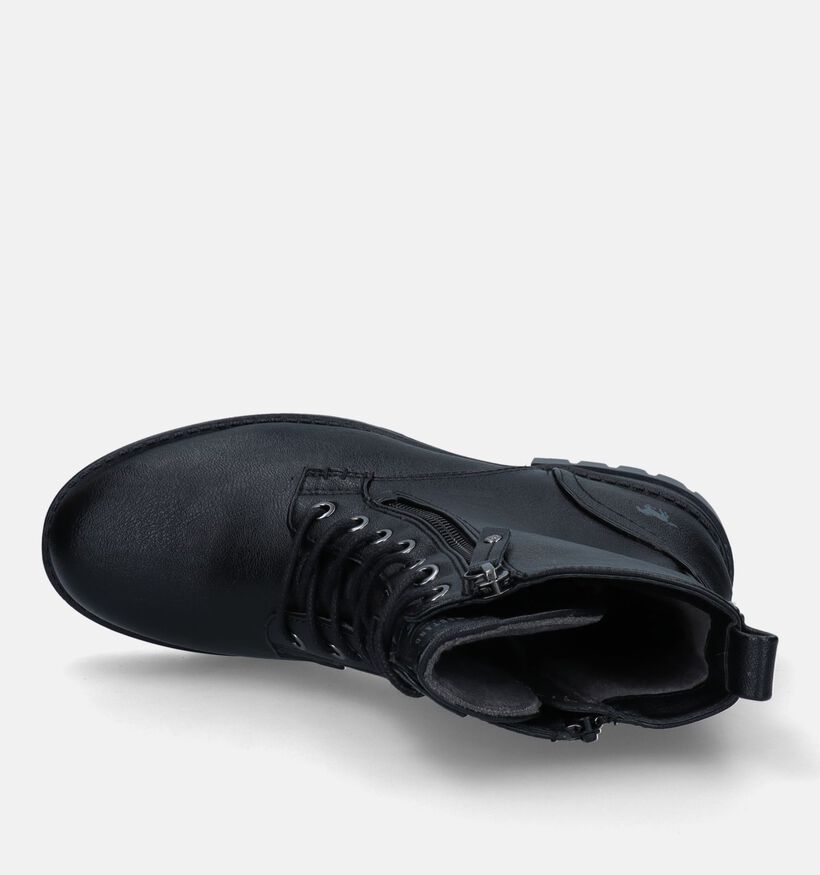 Mustang Boots à lacets en Noir pour femmes (345421)