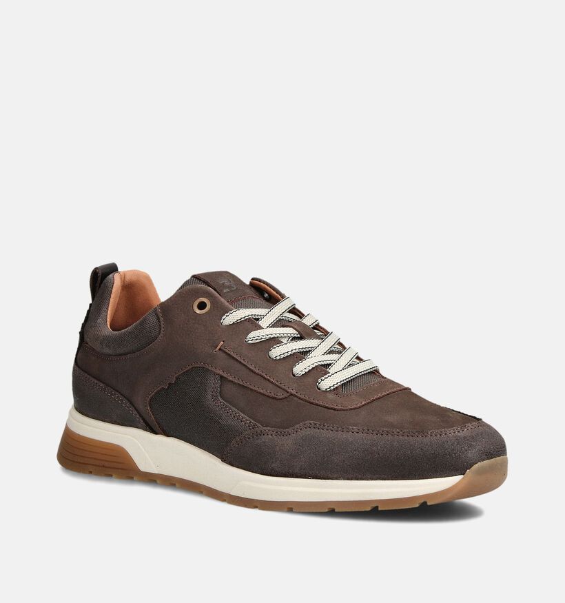 Bufflox Berlin Bruine Veterschoenen voor heren (364160) - geschikt voor steunzolen