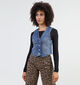 Rue Mazarine Stardust Blauwe Korte gilet voor dames (349286)