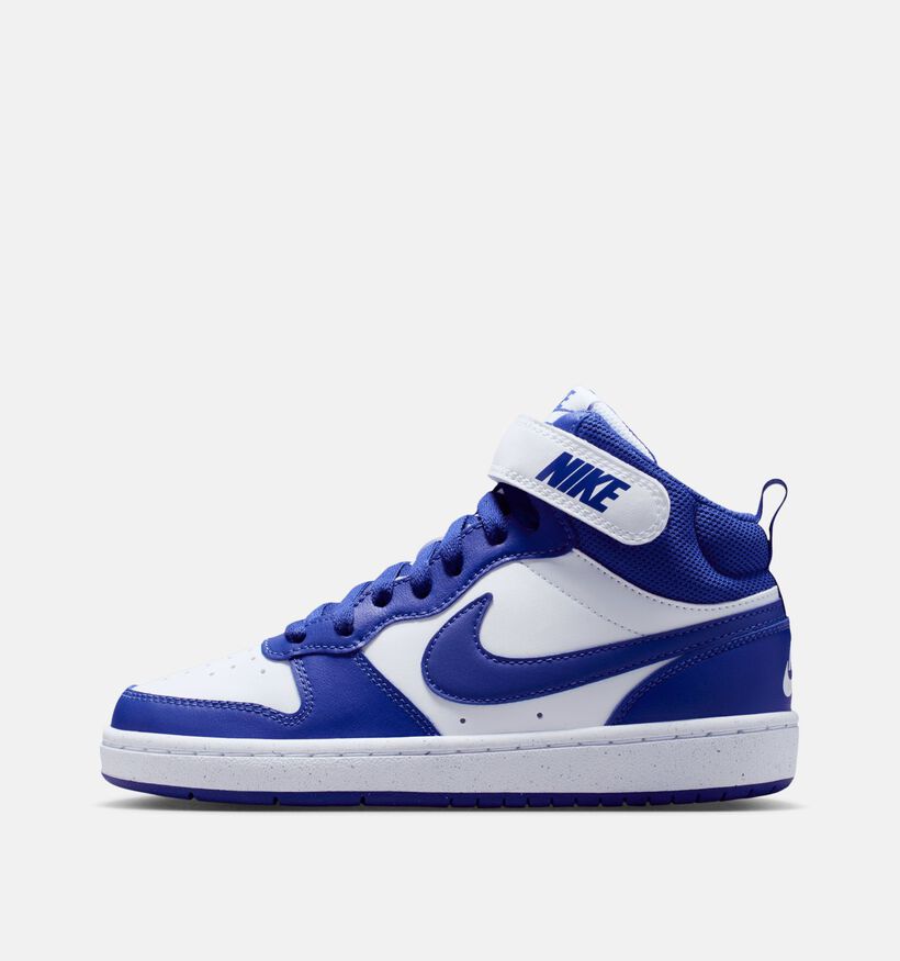 Nike Court Borough Baskets montantes en Blanc pour garçons (364594)