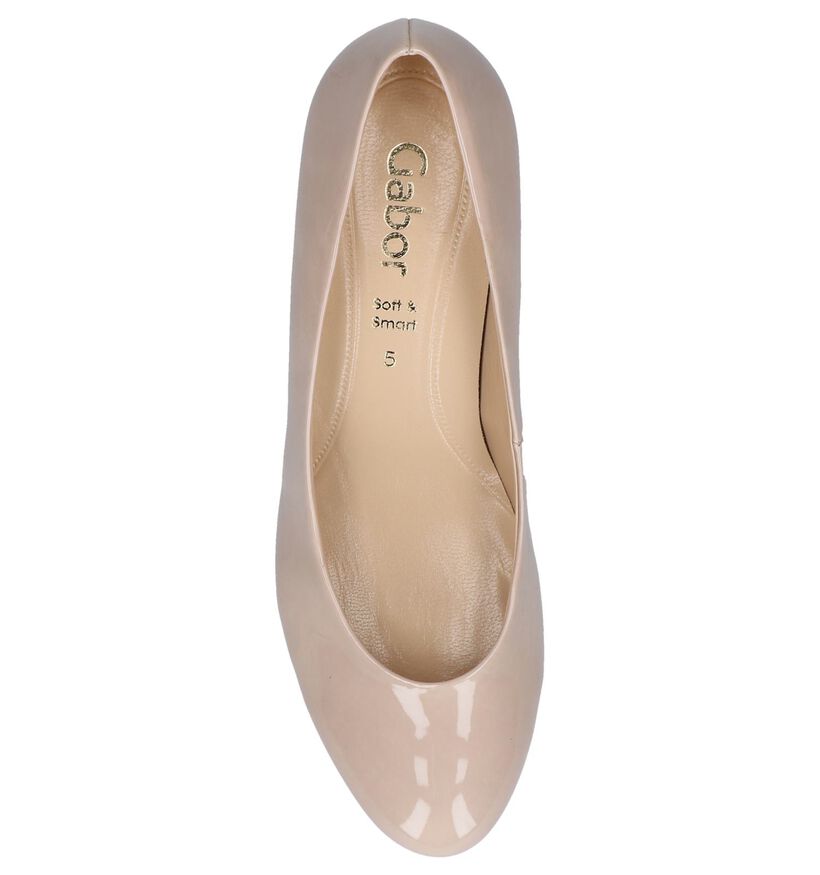 Nude Pumps Gabor Soft & Smart in lak (245509)