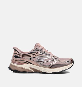 Skechers Hands Free Slip-ins Low Sneakers Beige/Roze