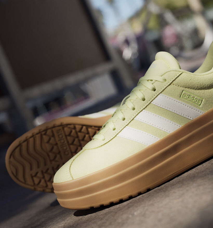 adidas VL Court Bold Baskets en Jaune pour femmes (350154)