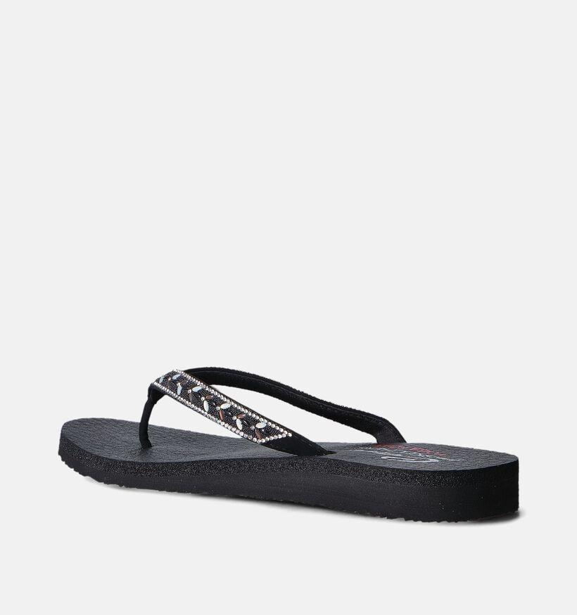 Skechers Meditation Lucky One Tongs en Noir pour femmes (354743)