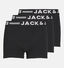 Jack & Jones Sense Trunks 3-Pack Boxershorts en Noir pour hommes (343584)