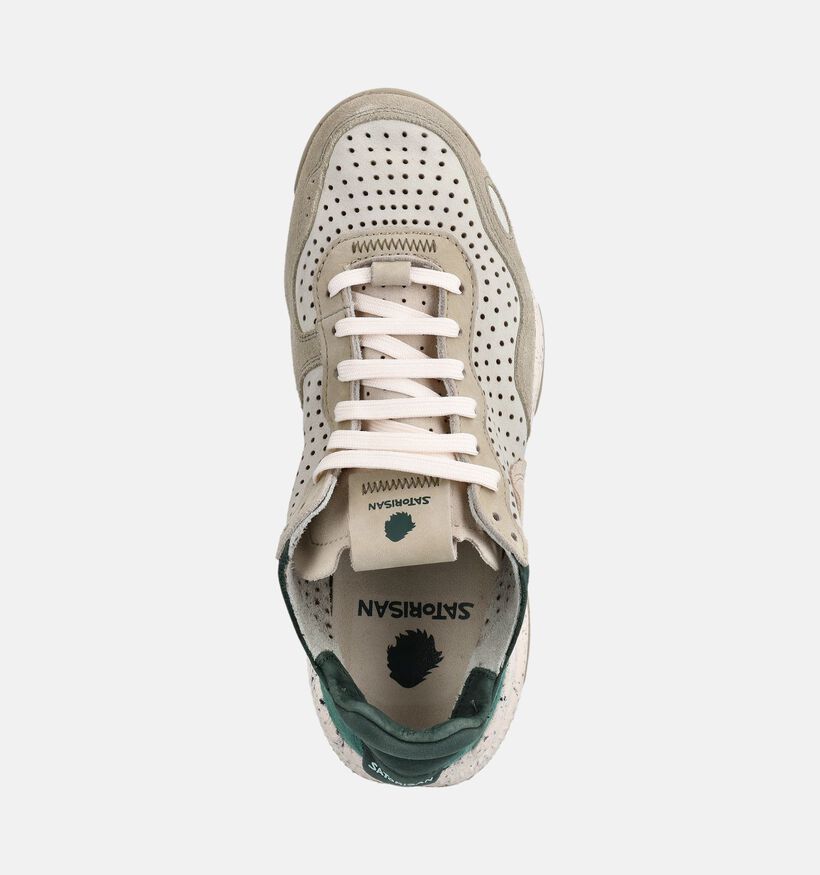 Satorisan Chacrona Laser Premium Taupe Sneakers voor heren (369906) - geschikt voor steunzolen