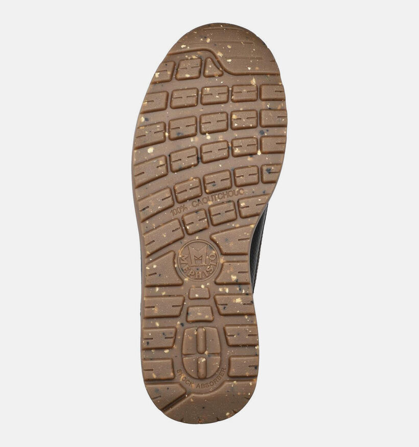 Mephisto Bradley Bruine Schoenen met Veter en Rits voor heren (378985) - geschikt voor steunzolen