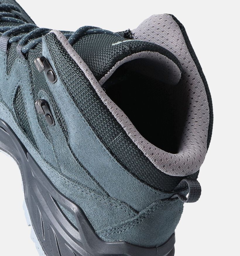 LOWA Sirkos EVO GTX Mid Chaussures de randonnée en Bleu pour femmes (355802) - pour semelles orthopédiques