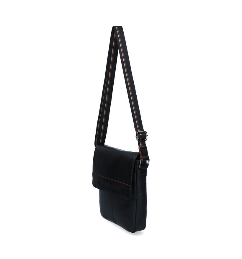 MicMacBags Zwarte Schoudertas voor heren (320202)