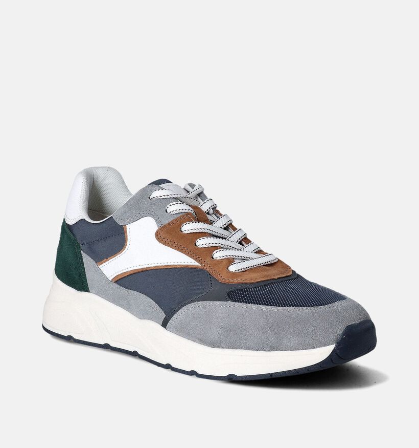 Tamaris Blauwe Veterschoenen voor heren (353289) - geschikt voor steunzolen