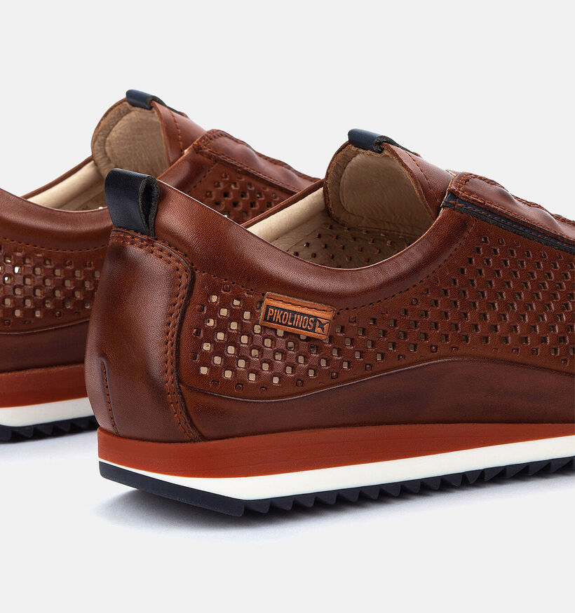Pikolinos Liverpool Mocassins en Cognac pour hommes (355437) - pour semelles orthopédiques